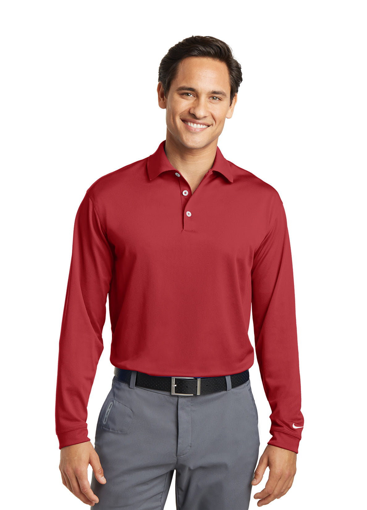 Men's Long Sleeve Dri-FIT Stretch Tech Polo