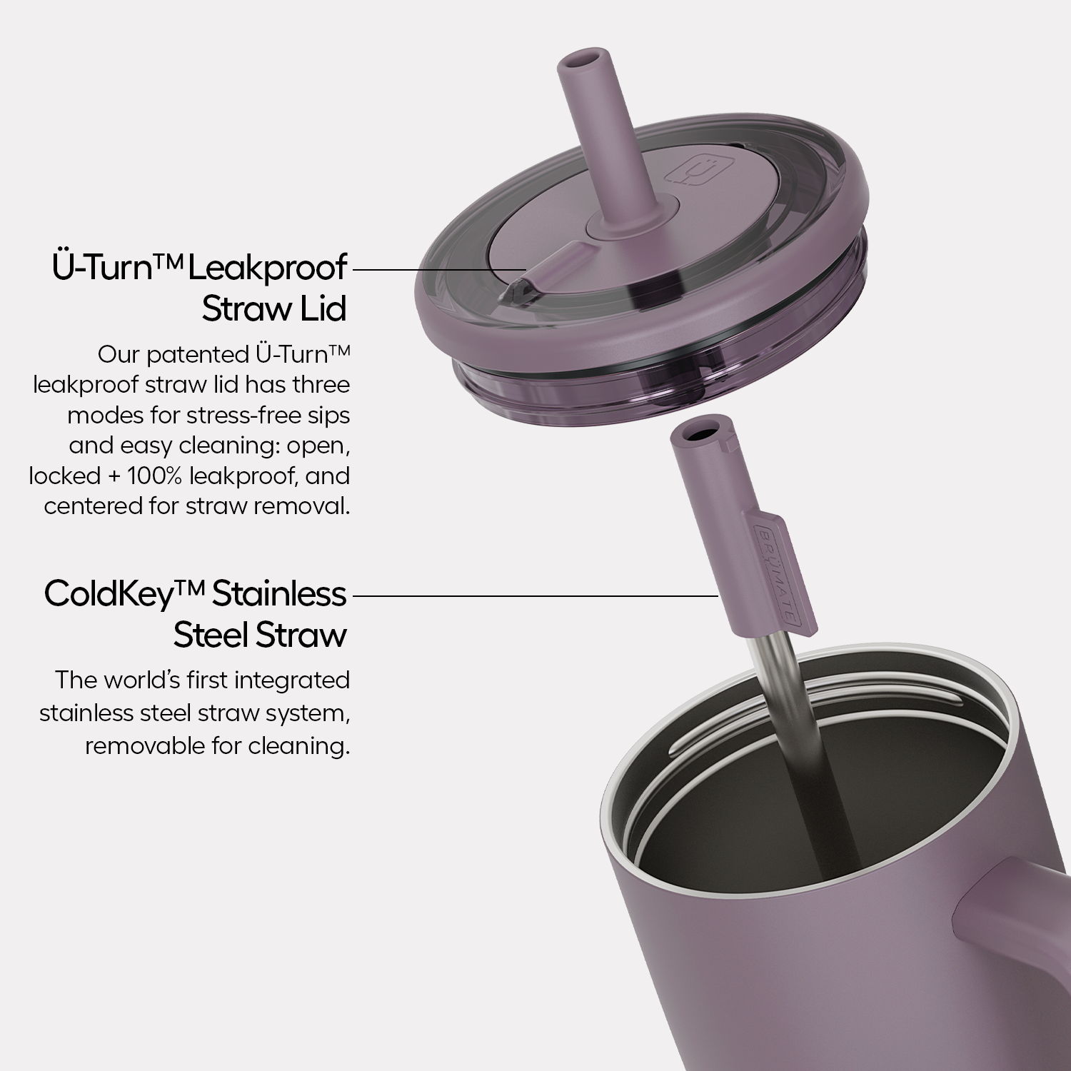 BrüMate® Era 40oz Straw Tumbler
