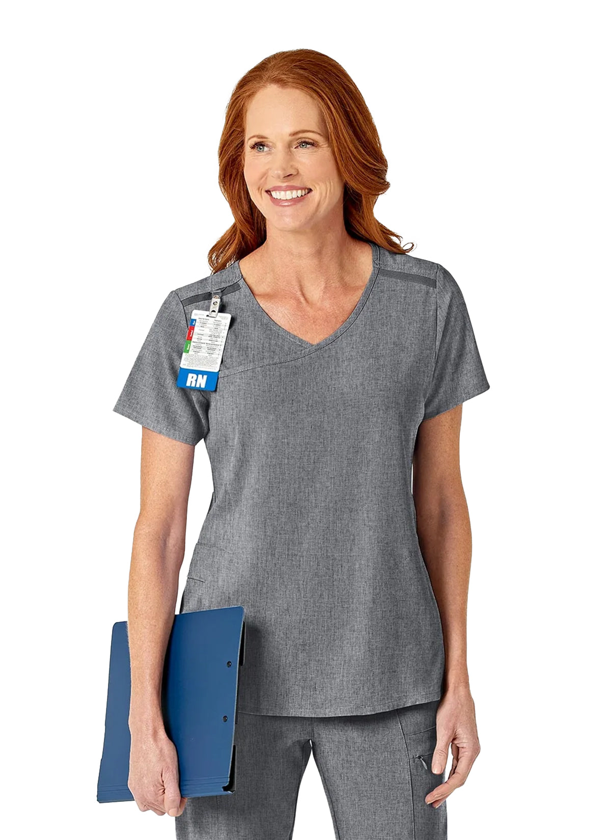 Women's Mock-Wrap Top